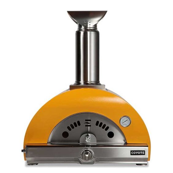 Coyote 30-Inch Hybrid Natural Gas Pizza Oven in Yellow - C1PZ30HYNG