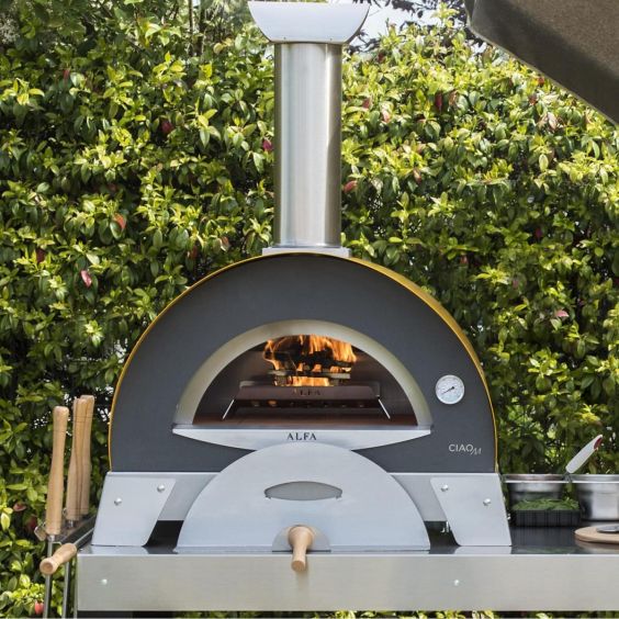 Alfa Moderno Portable Gas Fired Pizza Oven - Patio & Pizza Outdoor  Furnishings