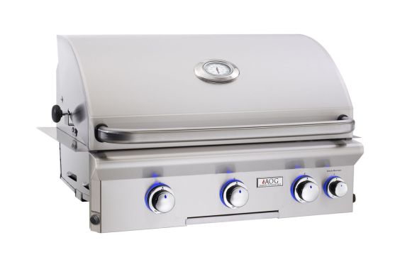 AOG &quot;L&quot; Series 30NBL Built-In Gas Grill without Rotisserie Backburner