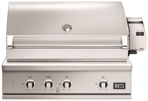 DCS Evolution 36 Inch Built-In Stainless Steel Natural Gas BBQ Grill - BE1-36RC-N