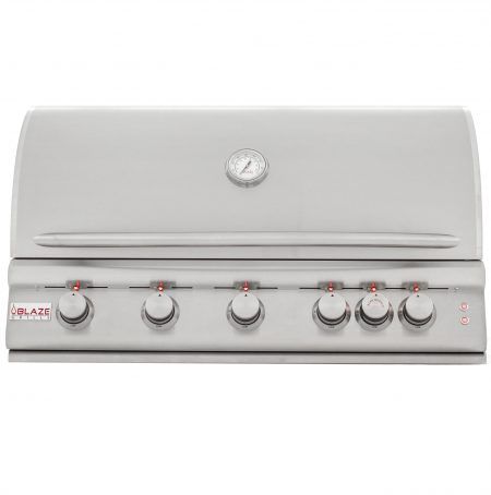 Blaze Professional 40-inch 5 Burner BBQ Grill w/ Lights - Natural Gas - BLZ-5LTE2-NG 