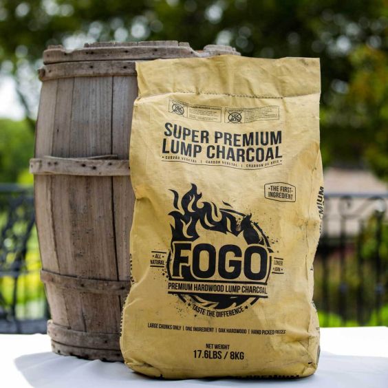 FOGO Super Premium Hardwood Lump Charcoal - 17.6 Lb.