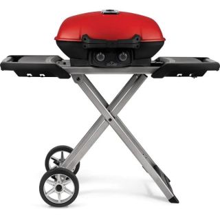 Napoleon TravelQ 285X Portable Freestanding Propane Gas Grill With Griddle - Red - TQ285X-RD-1-A