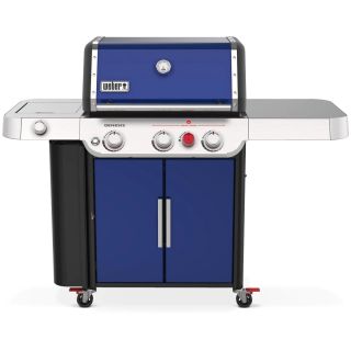 Weber GENESIS E-335 Propane Gas Grill with Sear Burner & Side Burner - Deep Ocean Blue - 35480001