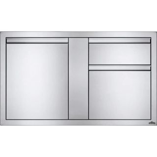 Napoleon 42-Inch Stainless Steel Large Single Door and Double Drawer - BI-4224-1D2DR