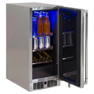 Lynx 15-Inch 2.7 Cu. Ft. Right Hinge Outdoor Rated Compact Refrigerator - LN15REFR