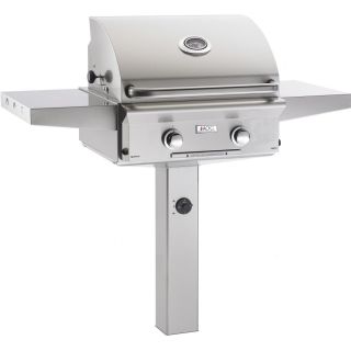 American Outdoor Grill L-Series 24-Inch Natural Gas Grill On Pedestal - 24NPL-00SP