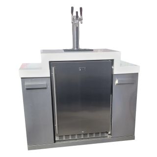 Mont Alpi Outdoor Rated Triple Tap Kegerator Cabinet Module - MA-KEG