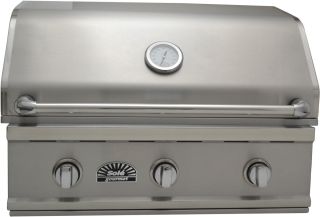 Solé Gourmet 32" Built-In 3-Burner - Propane Gas - 320BQTRLP
