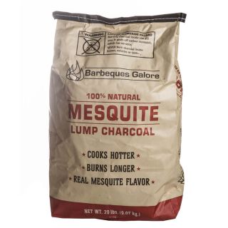 Barbeques Galore Lump Charcoal - Mesquite - 20 Lbs.