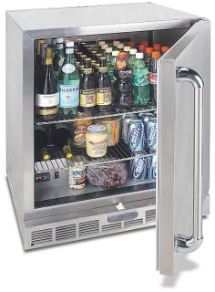 Alfresco 28-Inch 7.2 Cu. Ft. Outdoor Rated Compact Refrigerator & Kegerator - URS-1XE