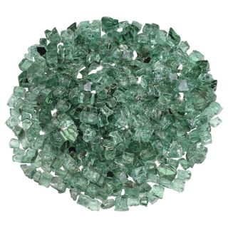 American Fireglass 1/2" Evergreen Reflective 10lbs - AFF-EVGRF12-10