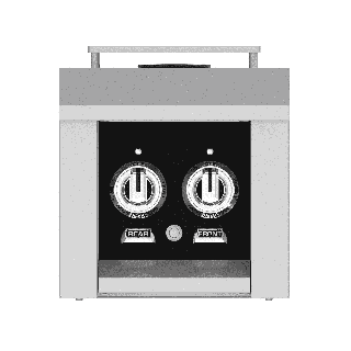 Hestan Built-In Double Side Burner-Black-Natural Gas