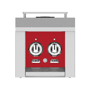 Hestan Built-In Double Side Burner-Red-Natural Gas