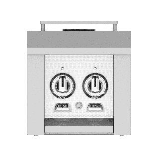 Hestan Built-In Double Side Burner-White-Propane