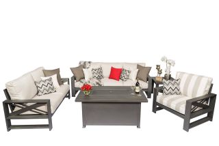 Jolee 5pc Sofa Set - Sofa, Love Seat, Club Chair, Accent Table, Coffee Table - JSSBUND