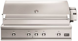 DCS Evolution 48 Inch Built-In Stainless Steel BBQ Gas Grill with Rotisserie, Charcoal Burner, & Smoker - Propane - BE1-48RC-L / BE1-48RC-N