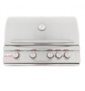 Blaze LTE 32 inch 4 Burner BBQ Grill w/ Lights - Natural Gas - BLZ-4LTE2-NG