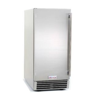Blaze 50 Lbs 15 Inch Outdoor Ice Maker with Gravity Drain