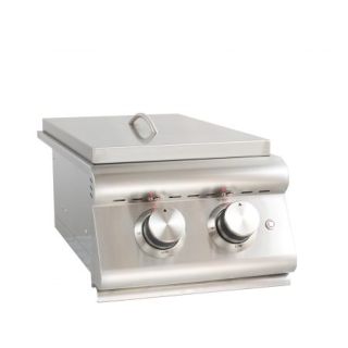 Blaze Double Side Burner with Lights - Natural Gas