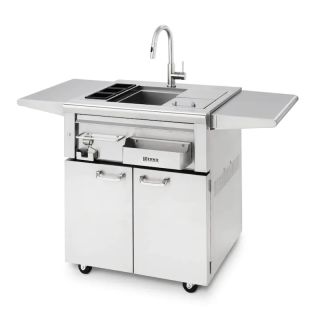 Lynx 30-Inch Freestanding Cocktail Station With Sink & Ice Bin Cooler- LCS30F