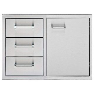 Delta Heat 36" Door and Three Drawer Combo