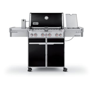 Weber Summit E-470 Freestanding Propane Gas BBQ Grill With Rotisserie, Sear Burner & Side Burner - Black - 7171001
