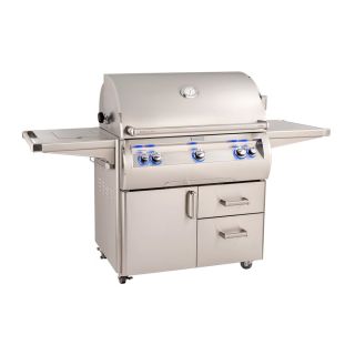 Fire Magic Echelon Diamond E790s "A" Series Freestanding Gas Grill with Flush Mounted Single Side Burner and Infrared Burner