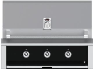 Hestan 36" Built-In Grill with U-Burner-Stealth-Black-Natural Gas