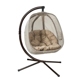 FlowerHouse Hanging Egg Patio Chair Bark - FHEC100-BRK