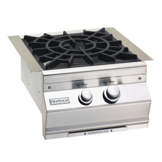 Fire Magic Aurora Power Burner with Porcelain Cast Iron Grid