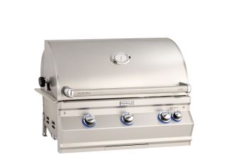 Fire Magic Aurora A540i Built-In Gas Grill with Analog Thermometer (without Rotisserie Backburner)