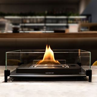 Lovinflame Bundle - Tabletop Fire Pit / 2x 1L Fuel / Glass Guard for Tabletop