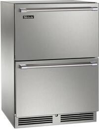Perlick Signature Series 15-Inch 2.8 Cu. Ft. Outdoor Rated Undercounter Refrigerator with Drawers - Stainless Steel - HP15RO-4-5