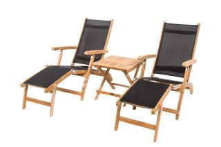 Royal Teak Sling Steamer - STSLC