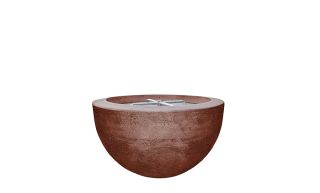 Prism Hardscapes Moderno 4 Fire Bowl in Cafe- Natural Gas- PH-404-1NG