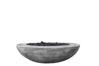 Prism Hardscapes Moderno 70 Fire Bowl in Pewter- Natural Gas- PH-441-4NG
