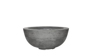 Prism Hardscapes Moderno 8 Fire Bowl in Pewter- Natural Gas- PH-455-4NG 