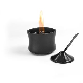 Lovinflame Non-Toxic Ceramic Candle Deluxe - Black