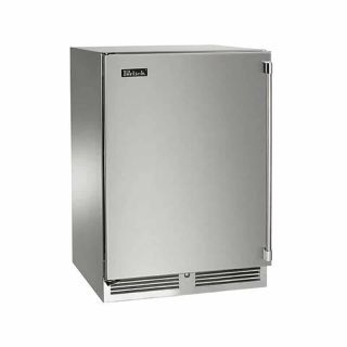 Perlick Signature Series 24-Inch Right-Hinge Outdoor Undercounter Dual Zone Wine Reserve - Panel Ready Solid Door - HP24DO-4-2R