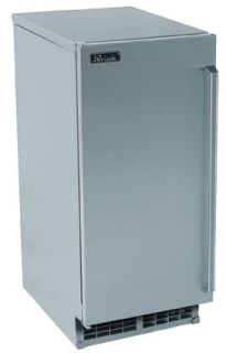 Perlick Signature Series Left-Hinge Clear Ice Maker - Stainless Steel Solid Door - H50IMS-L
