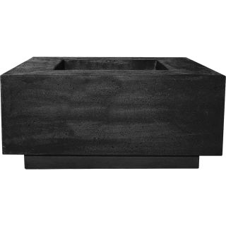 Prism Hardscapes Tavola 2 -Natural Gas - Fire Pit Table - Ebony- PH-406-2NG