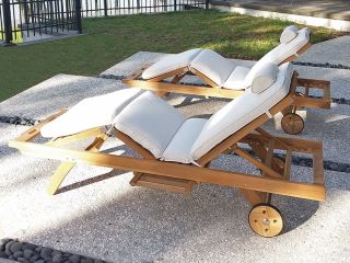 Royal Teak Sun Bed Cushion - CUSBC