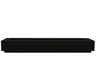 Prism Hardscapes Tavola 110 Fire Pit Table- Liquid Propane- Windguard- Ebony- PH-439-2LP