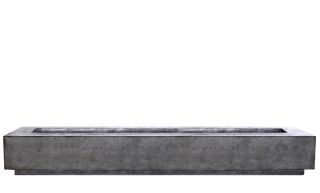 Prism Hardscapes Tavola 110 Fire Pit Table- Liquid Propane- Windguard- Pewter- PH-439-4LP