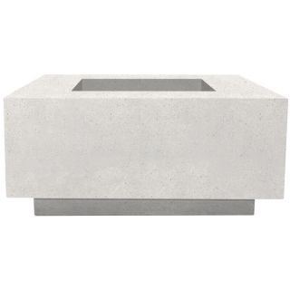 Prism Hardscapes Tavola 2 -Natural Gas - Fire Pit Table - Ultra White- PH-406-5NG