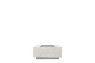 Prism Hardscapes Tavola 2 Fire Pit Table- Liquid Propane- Ultra White- PH-406-5LP
