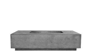 Prism Hardscapes Tavola 4 Fire Pit Table- Natural Gas- Pewter- PH-408-4NG