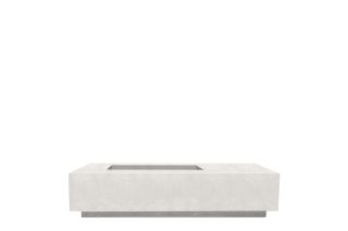 Prism Hardscapes Tavola 5 Fire Pit Table- Propane- Ultra White- PH-409-5LP