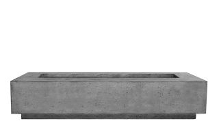 Prism Hardscapes Tavola 6 Fire Pit Table- Liquid Propane- Pewter- PH-415-4LP